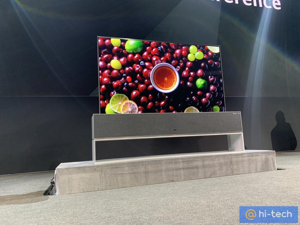 На выставке CES 2019 LG представила новый складной телевизор-рулон ...